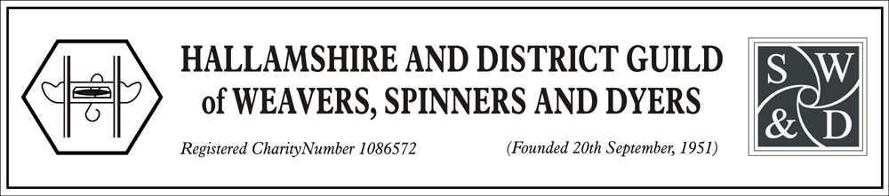 The logo of the Hallamshire Guild of Weavers, Spinners and Dyers